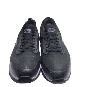 Sketcher WORK shoes Slip Resistant, Alloy Toe, Arch Fit, Memory Foam, Purple 7.5